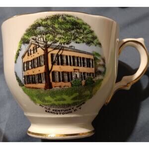 Bardstown K.Y. Teacup Bone China England "My Old Kentucky Home Bardstown K.Y."
